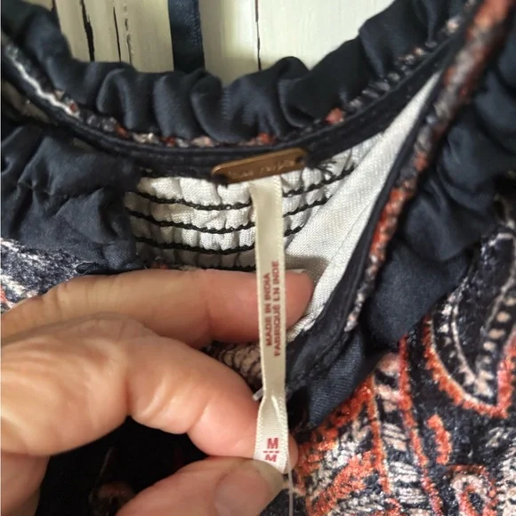 Free people cropped long sleeve m shirt NWT - Picture 7 of 15